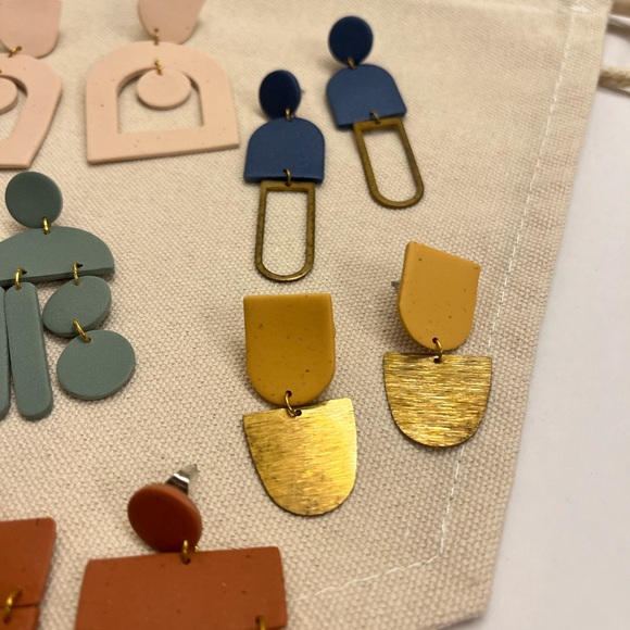 Polymer clay earring SET - Picture 6 of 6